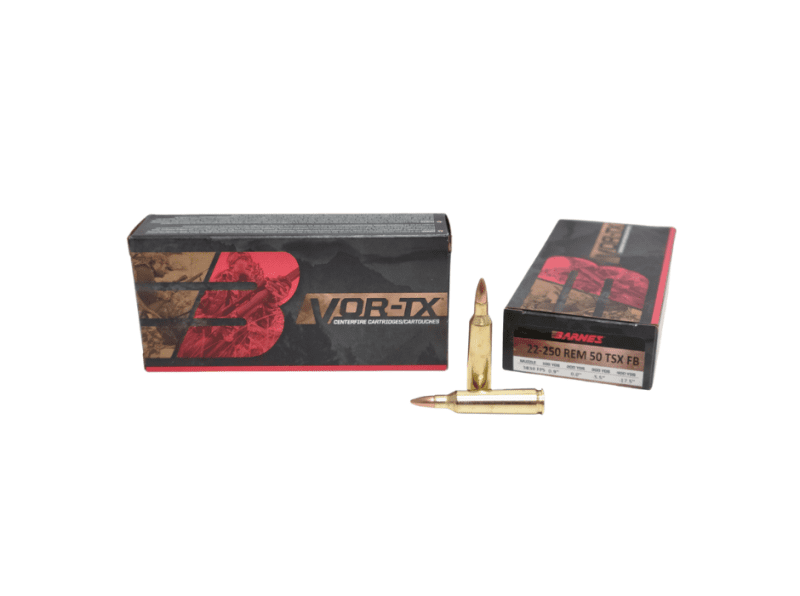 BARNES VOR TX 22 250 Rem 50GR TSX FB