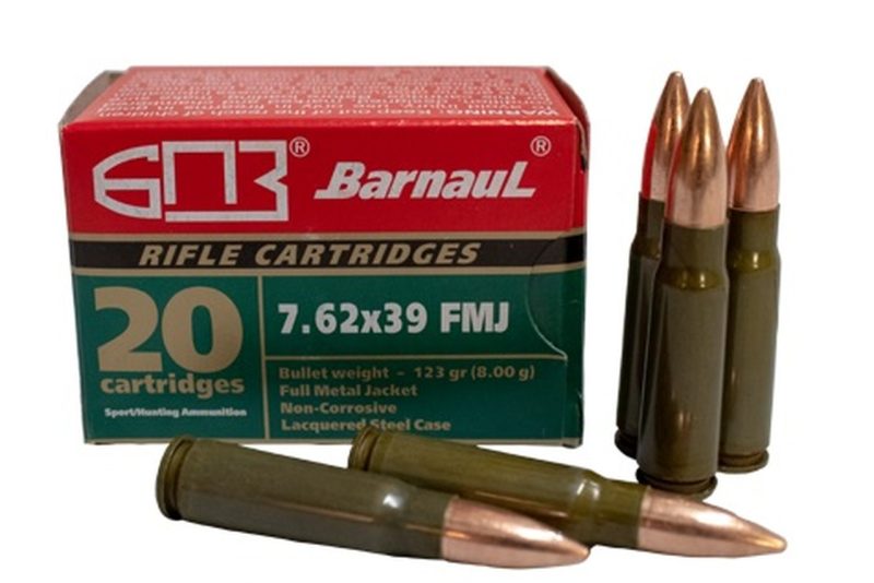 Barnaul 7.62x39mm FMJ 123 grain