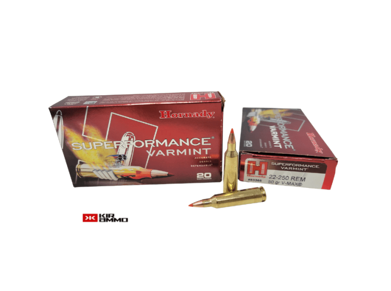 HORNADY 22 250 REM 50 GR V MAX