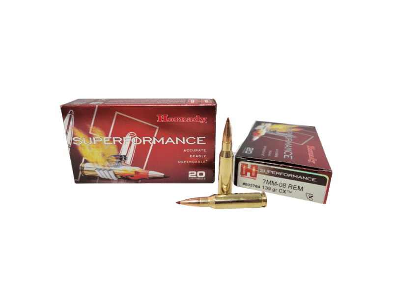 HORNADY SUPERFORMANCE 7MM 08 REM 139 GRAIN CX