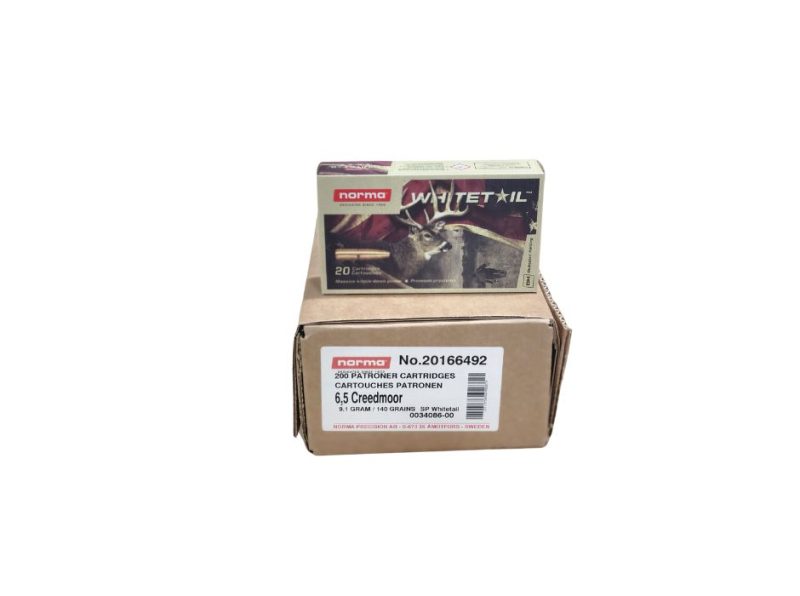 Norma Whitetail 6.5 Creedmoor CASE Soft Point 140 Grain 200 Rounds