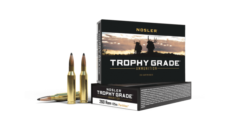 Nosler .260 Rem Trophy Grade 125 Grain Partition