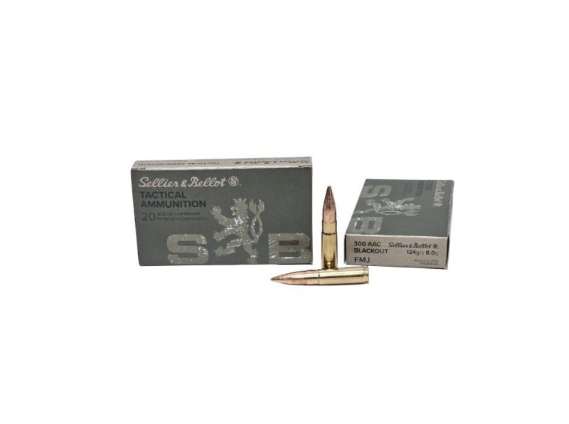 Sellier Bellot .300 Blackout 124 Grain Full Metal Jacket