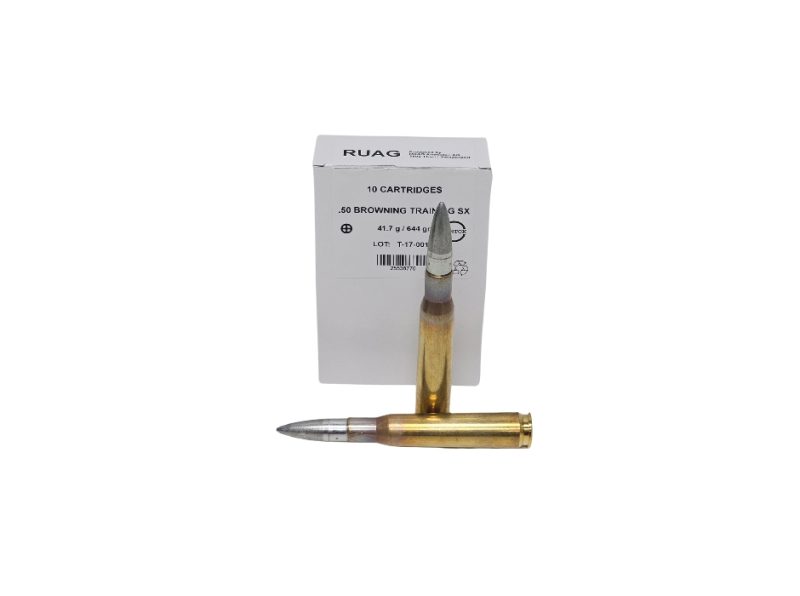 Swiss P Training SX .50 BMG 644 Grain Jacketed Soft Core